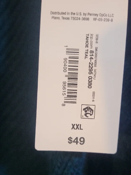 Liz Claiborne Deep Teal Ribbed Pullover Sweater - Picture 5 of 5